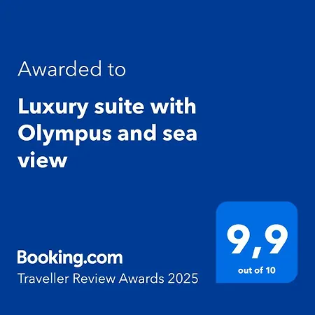 Luxury With Olympus And Sea View Lägenhet Litochoro